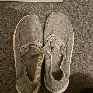 Grey hey dude slightly used size 8